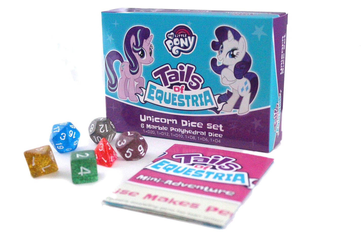 Tails of Equestria: Dice set - Unicorn | Grognard Games