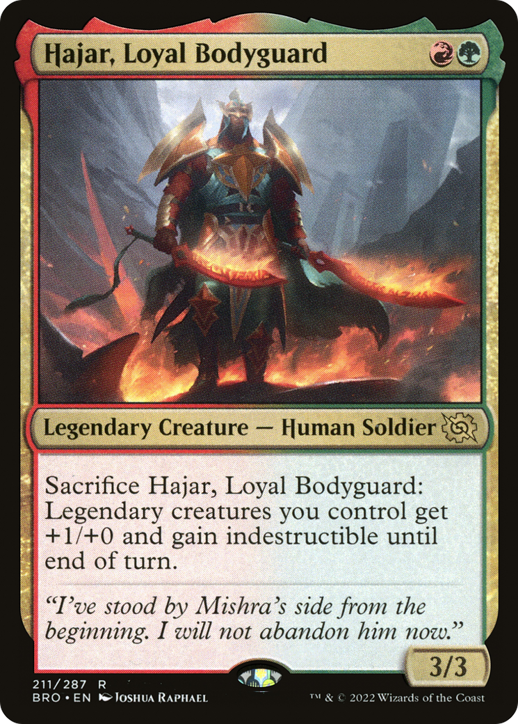 Hajar, Loyal Bodyguard [The Brothers' War] | Grognard Games