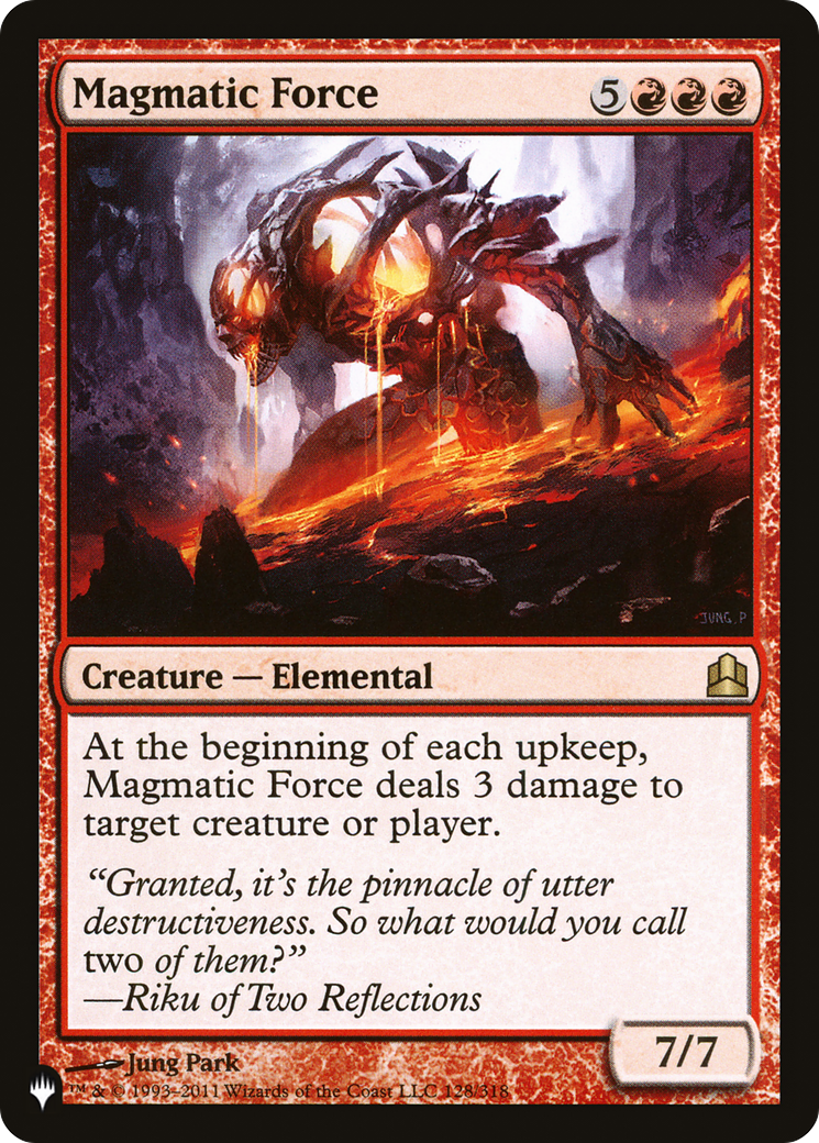 Magmatic Force [The List] | Grognard Games