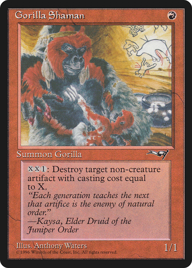 Gorilla Shaman (Skulls in Background) [Alliances] | Grognard Games