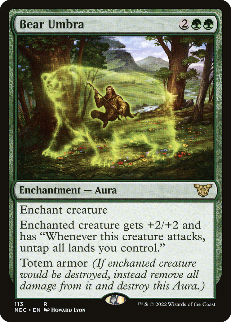 Bear Umbra [Kamigawa: Neon Dynasty Commander] | Grognard Games