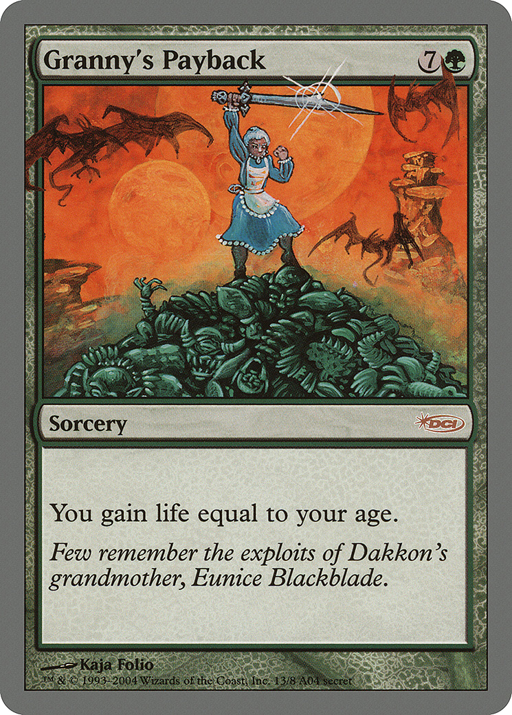 Granny's Payback (ARENA-) - Arena League 2004 Foil | Grognard Games