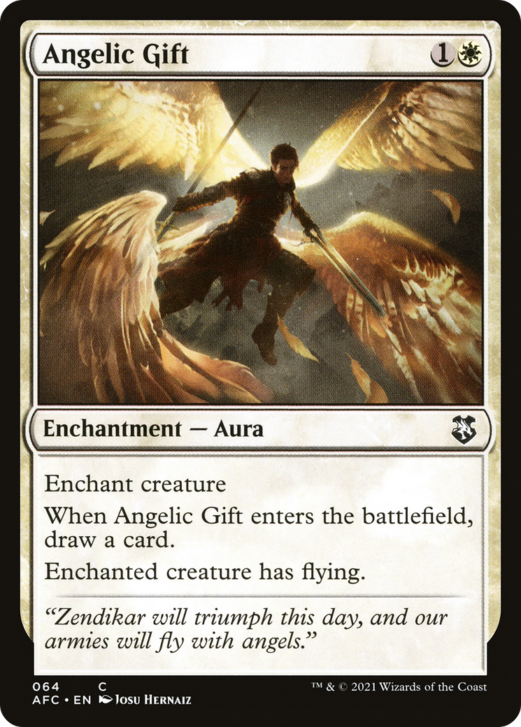 Angelic Gift [Dungeons & Dragons: Adventures in the Forgotten Realms Commander] | Grognard Games