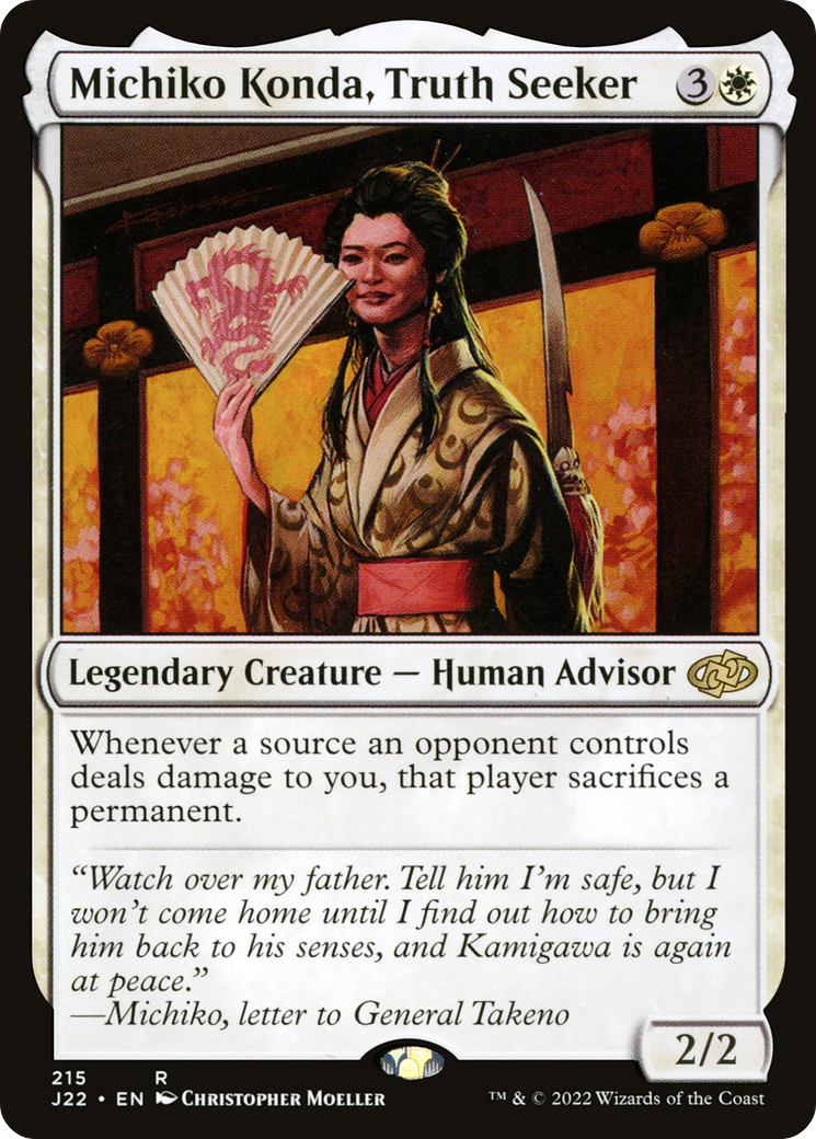 Michiko Konda, Truth Seeker [Jumpstart 2022] | Grognard Games