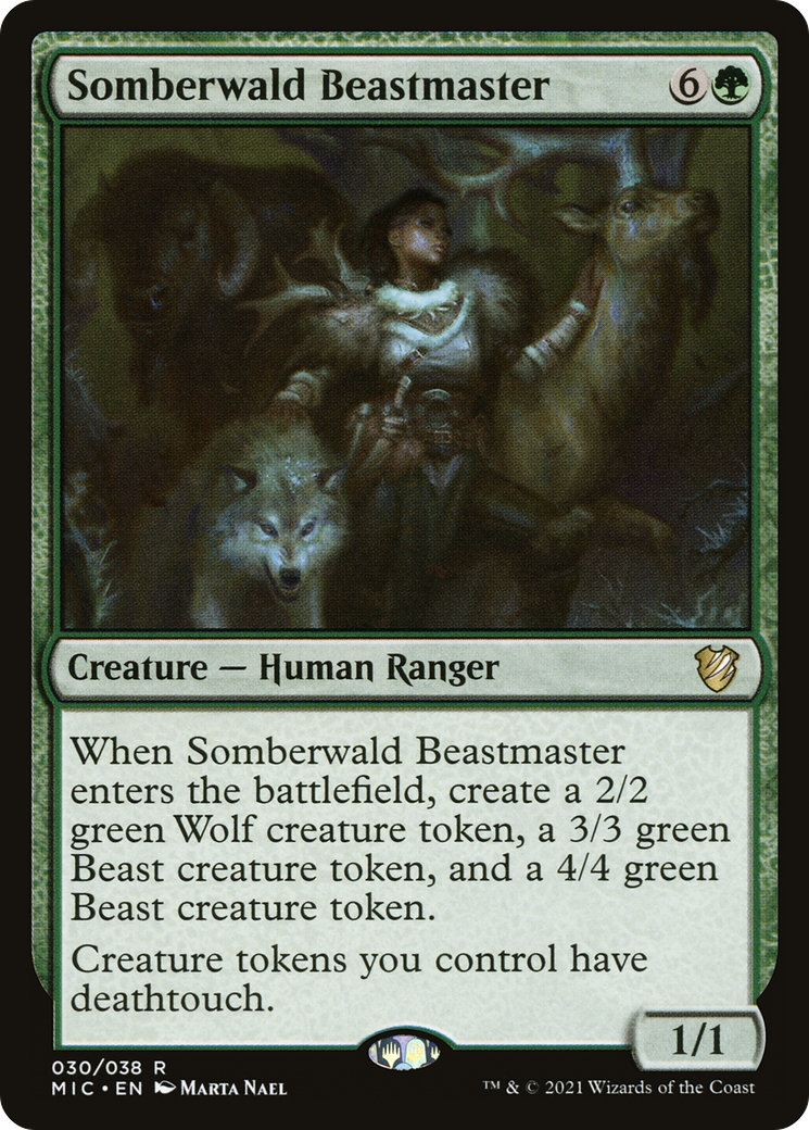 Somberwald Beastmaster [Innistrad: Midnight Hunt Commander] | Grognard Games