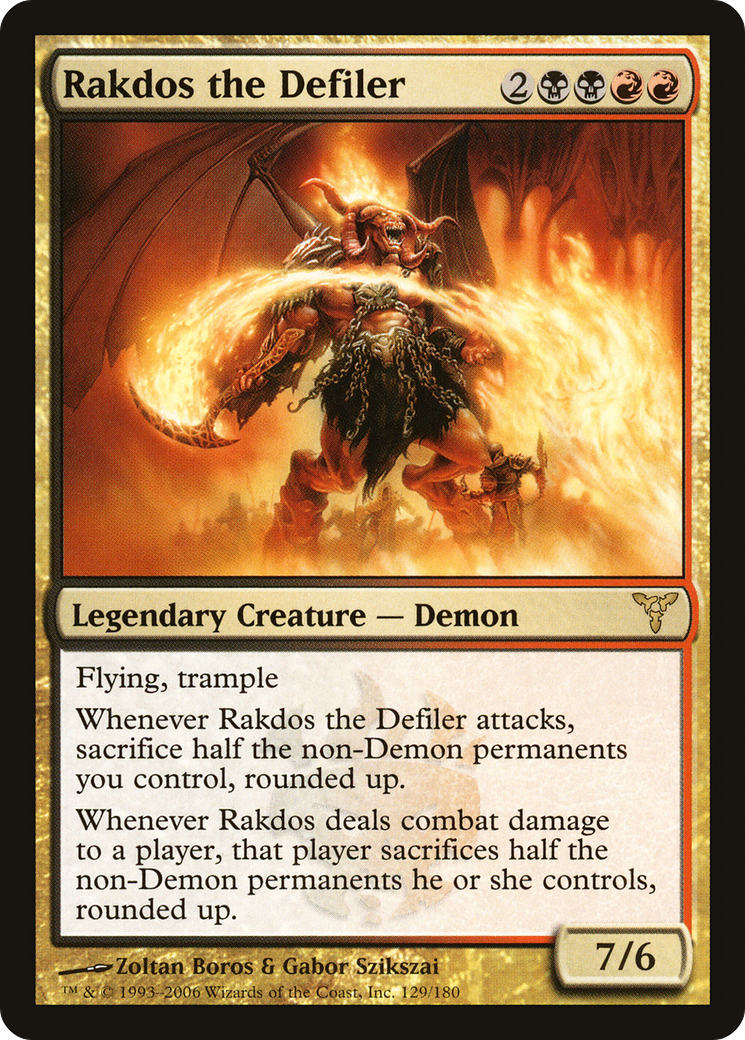 Rakdos the Defiler [Dissension] | Grognard Games