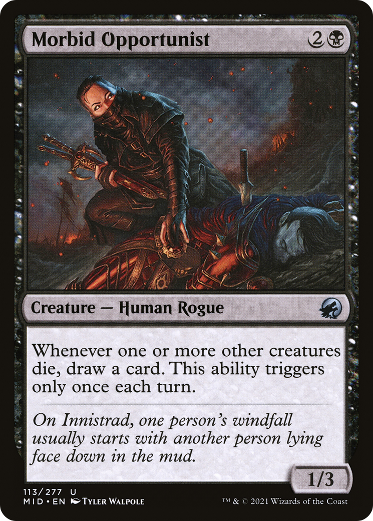 Morbid Opportunist [Innistrad: Midnight Hunt] | Grognard Games