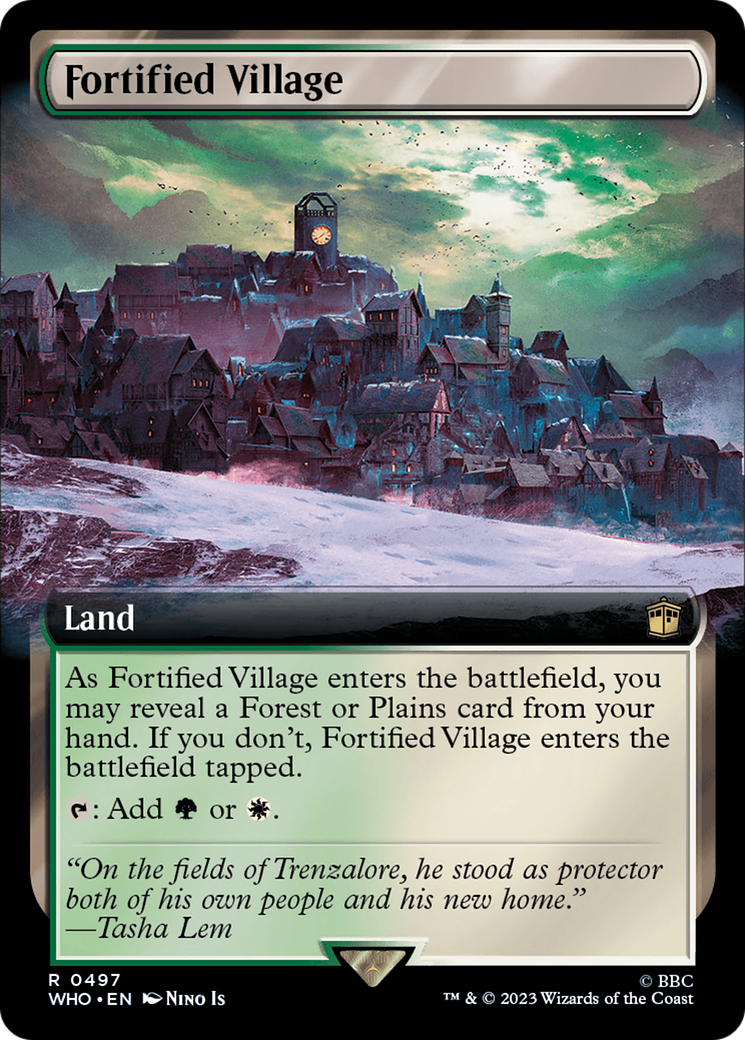 Fortified Village (Extended Art) [Doctor Who] | Grognard Games