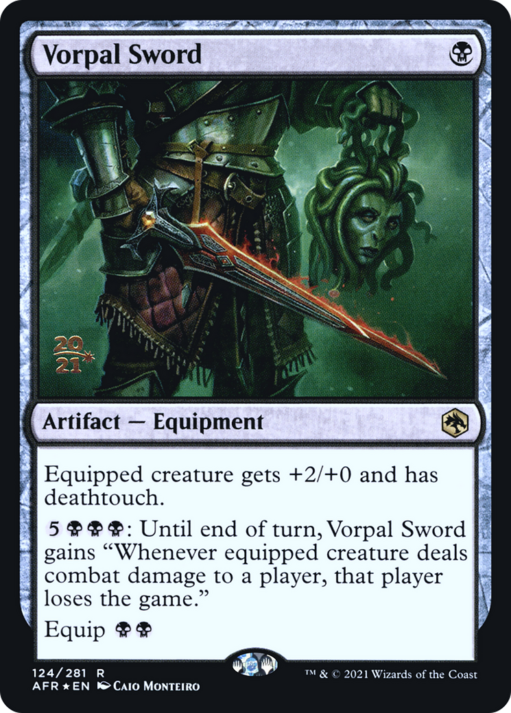 Vorpal Sword [Dungeons & Dragons: Adventures in the Forgotten Realms Prerelease Promos] | Grognard Games