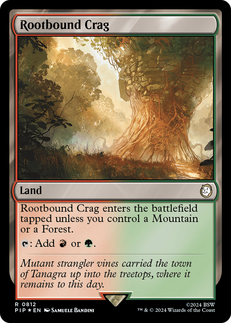 Rootbound Crag (Surge Foil) [Fallout] | Grognard Games