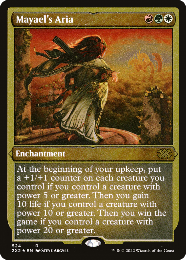 Mayael's Aria (Foil Etched) (2X2-524) - Double Masters 2022 Foil | Grognard Games