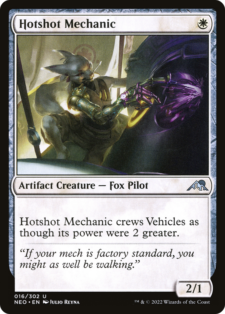 Hotshot Mechanic [Kamigawa: Neon Dynasty] | Grognard Games