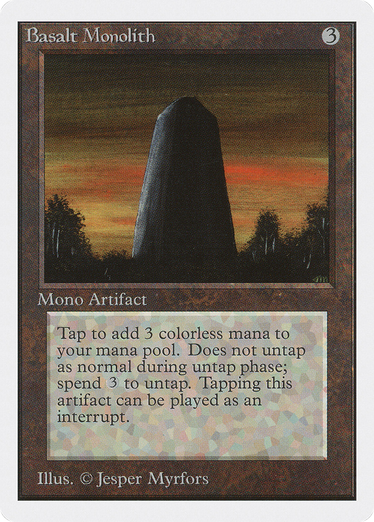 Basalt Monolith [Unlimited Edition] | Grognard Games