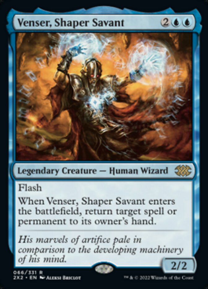 Venser, Shaper Savant [Double Masters 2022] | Grognard Games