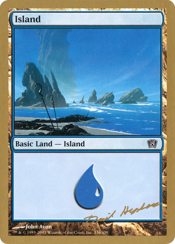 Island (dh336) (Dave Humpherys) [World Championship Decks 2003] | Grognard Games
