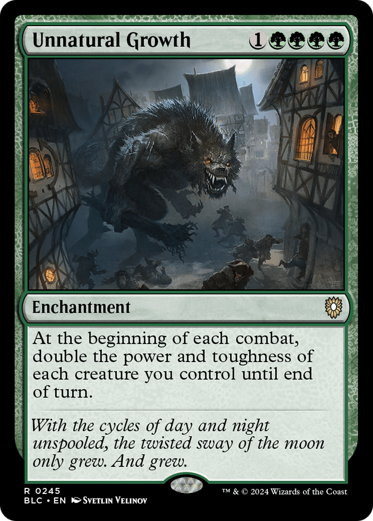 Unnatural Growth [Bloomburrow Commander] | Grognard Games