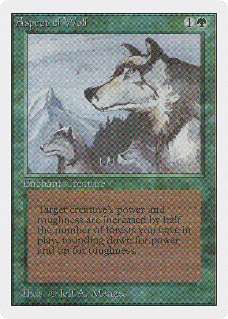 Aspect of Wolf [Unlimited Edition] | Grognard Games