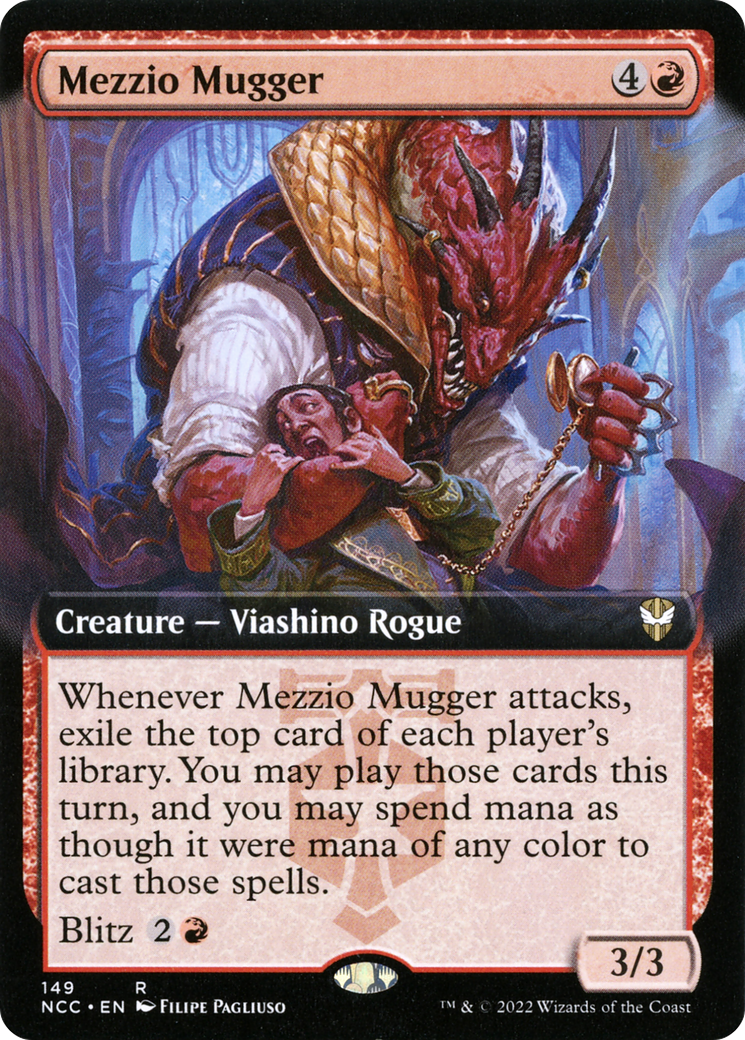 Mezzio Mugger (Extended Art) [Streets of New Capenna Commander] | Grognard Games