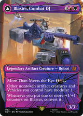 Blaster, Combat DJ // Blaster, Morale Booster (Shattered Glass) [Universes Beyond: Transformers] | Grognard Games