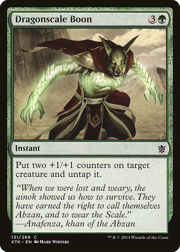 Dragonscale Boon [Khans of Tarkir] | Grognard Games