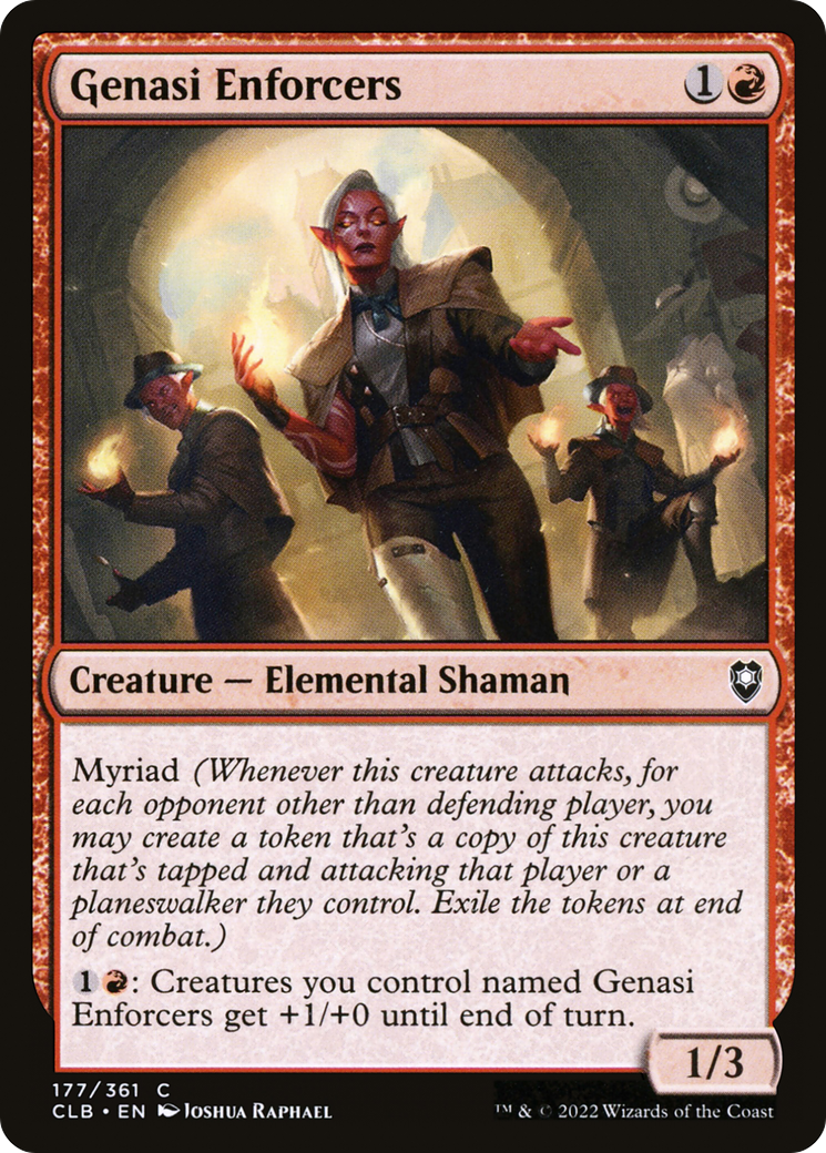 Genasi Enforcers [Commander Legends: Battle for Baldur's Gate] | Grognard Games