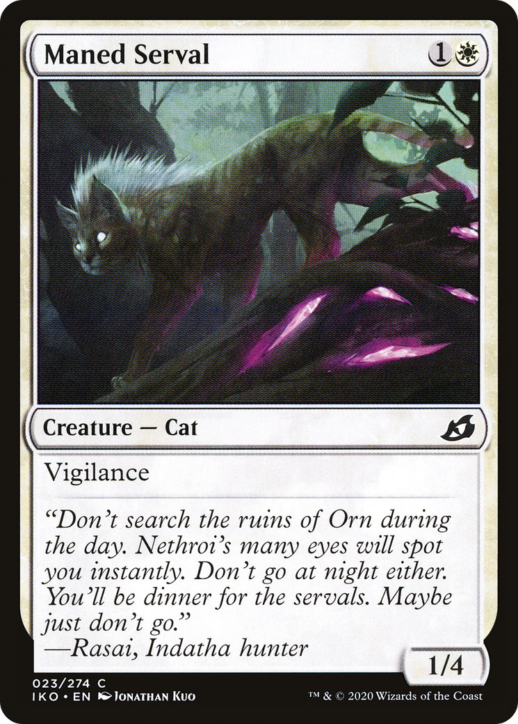 Maned Serval [Ikoria: Lair of Behemoths] | Grognard Games