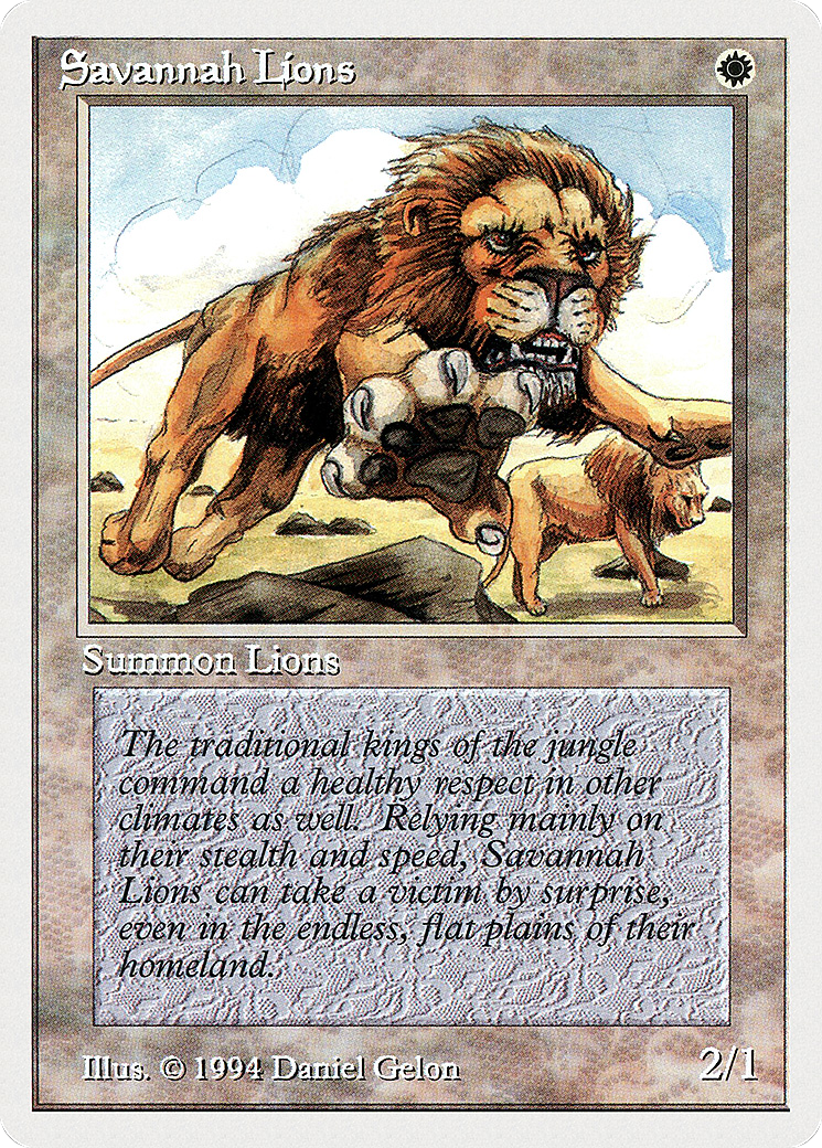 Savannah Lions [Summer Magic / Edgar] | Grognard Games