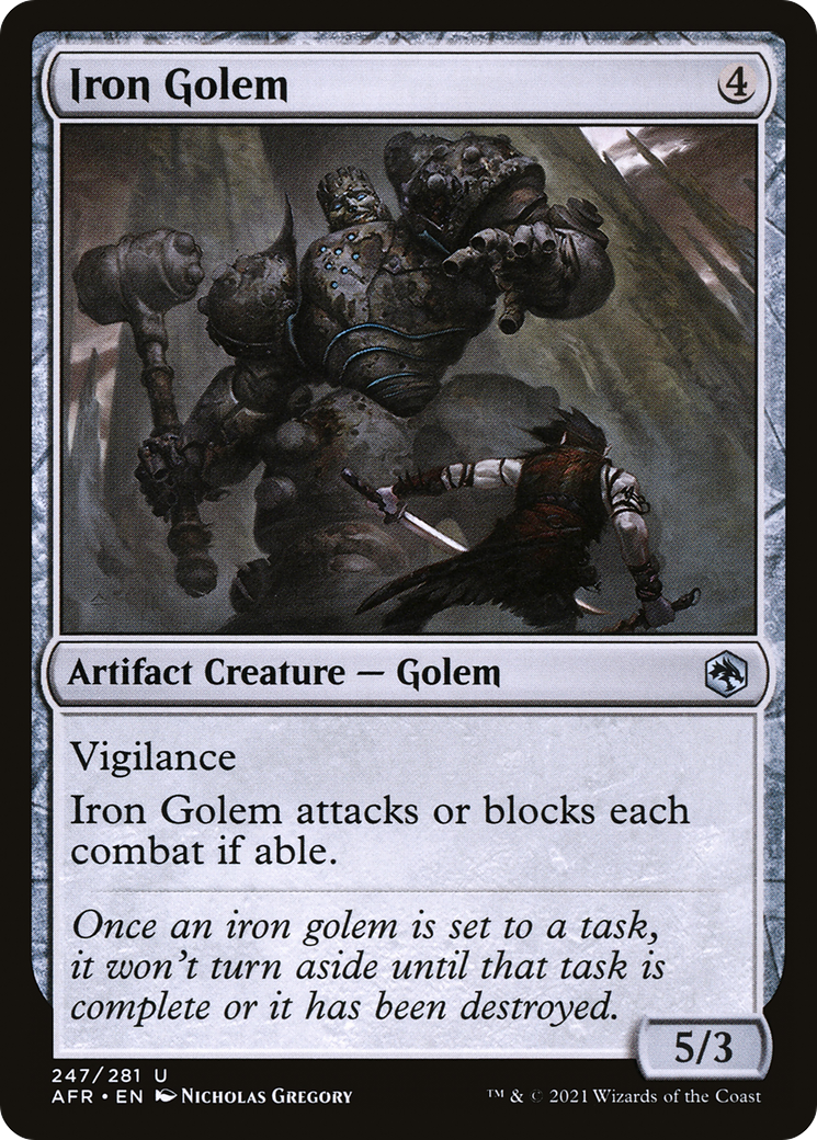 Iron Golem [Dungeons & Dragons: Adventures in the Forgotten Realms] | Grognard Games