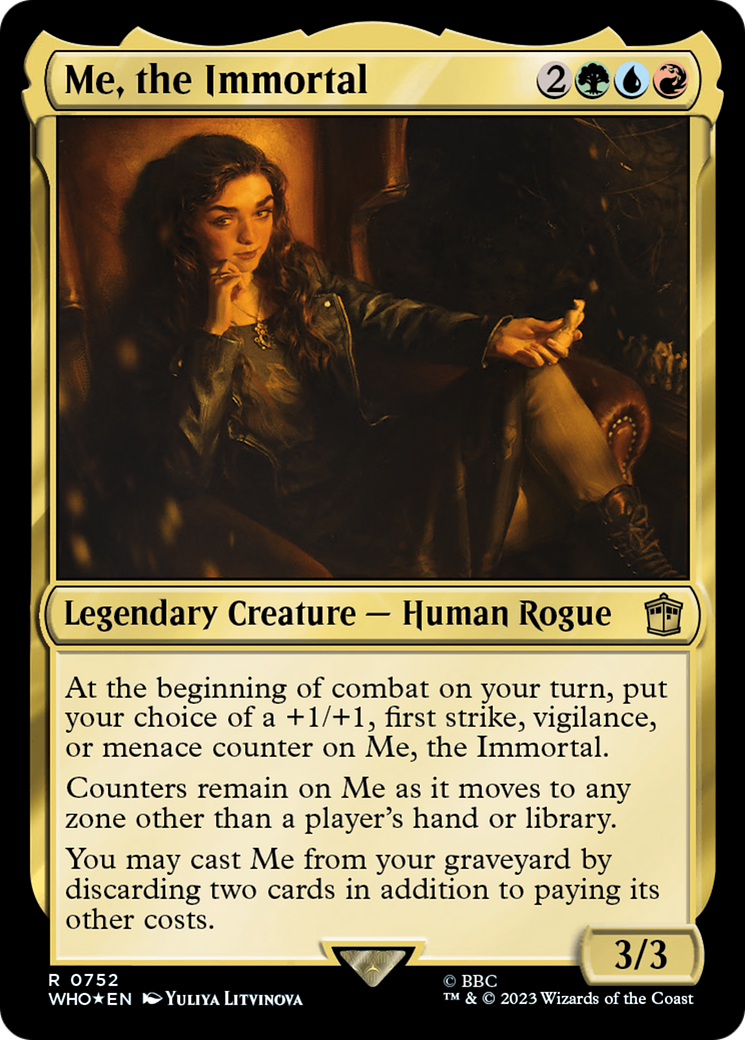 Me, the Immortal (Surge Foil) [Doctor Who] | Grognard Games