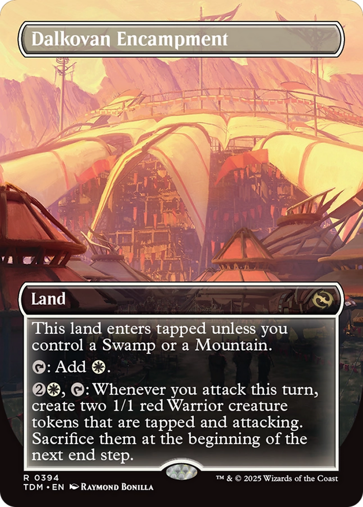 Dalkovan Encampment (Borderless) [Tarkir: Dragonstorm] | Grognard Games