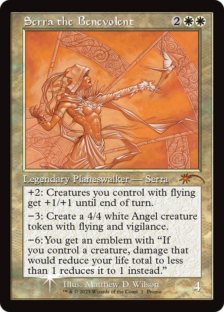 Serra the Benevolent (Retro Frame) [Secret Lair Drop Series] | Grognard Games