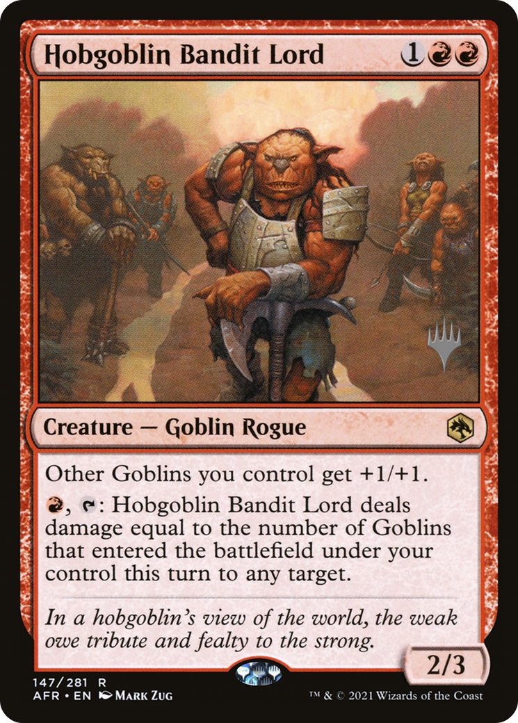 Hobgoblin Bandit Lord (Promo Pack) [Dungeons & Dragons: Adventures in the Forgotten Realms Promos] | Grognard Games