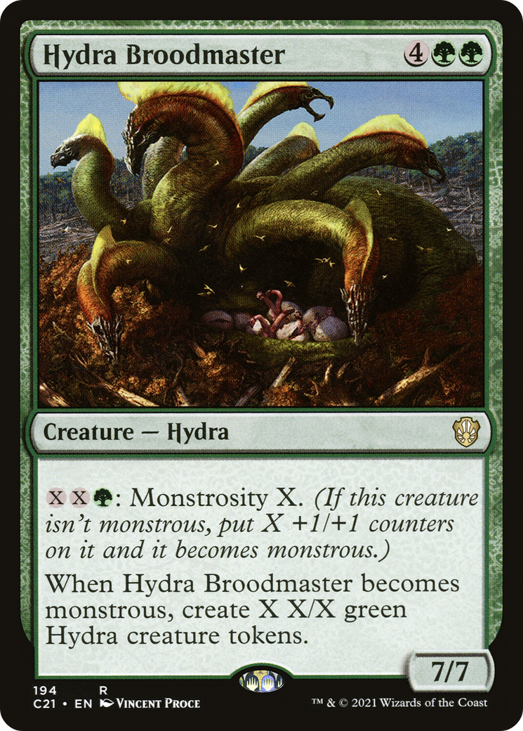 Hydra Broodmaster [Commander 2021] | Grognard Games