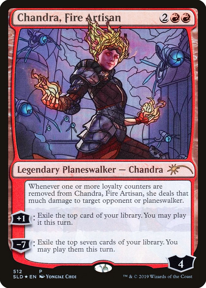 Chandra, Fire Artisan (Stained Glass) [Secret Lair Drop Promos] | Grognard Games