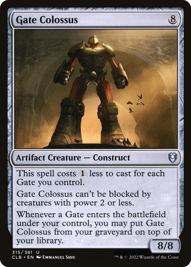 Gate Colossus [Commander Legends: Battle for Baldur's Gate] | Grognard Games