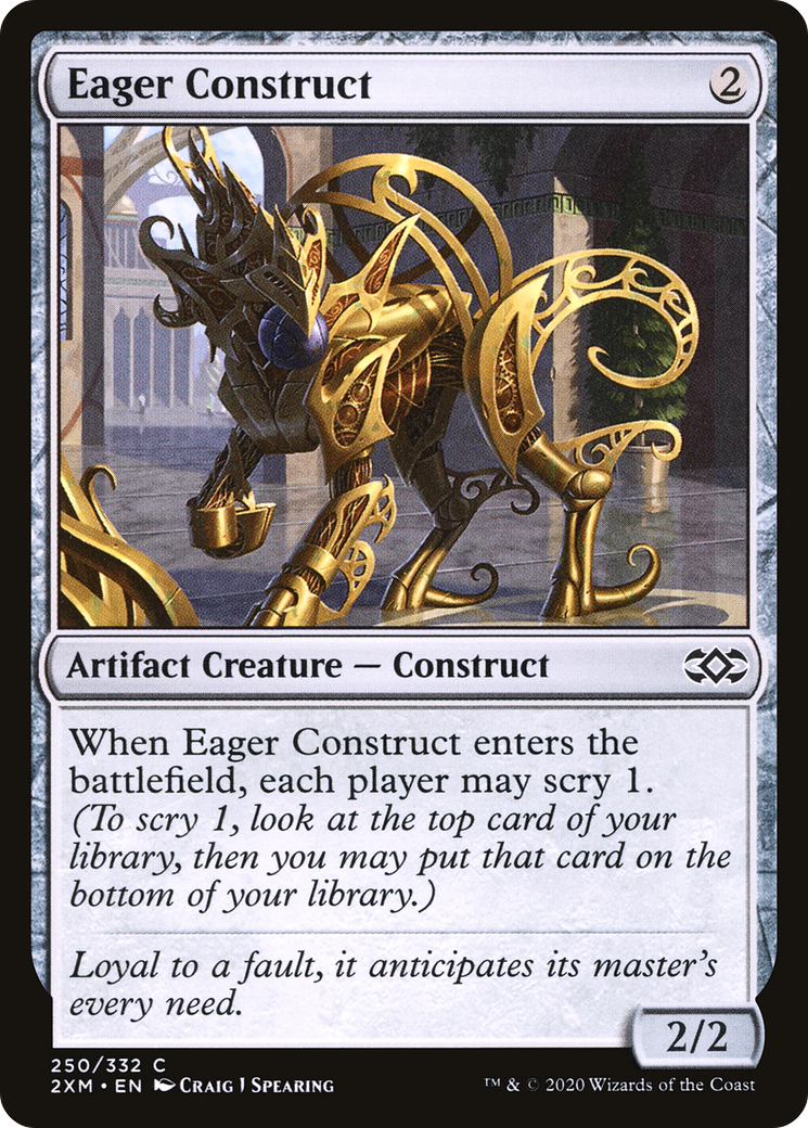 Eager Construct [Double Masters] | Grognard Games