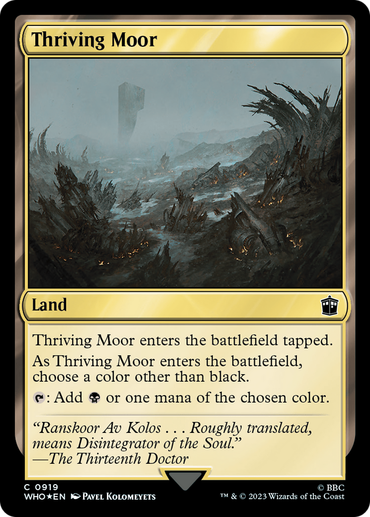 Thriving Moor (Surge Foil) [Doctor Who] | Grognard Games