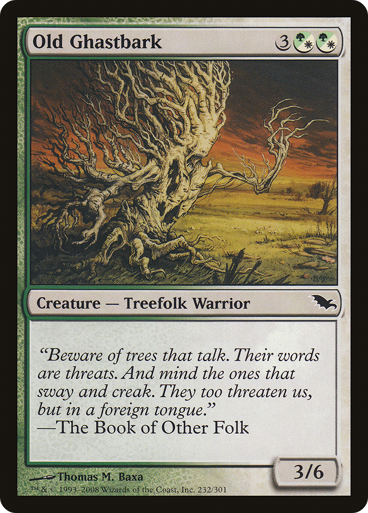Old Ghastbark [Shadowmoor] | Grognard Games