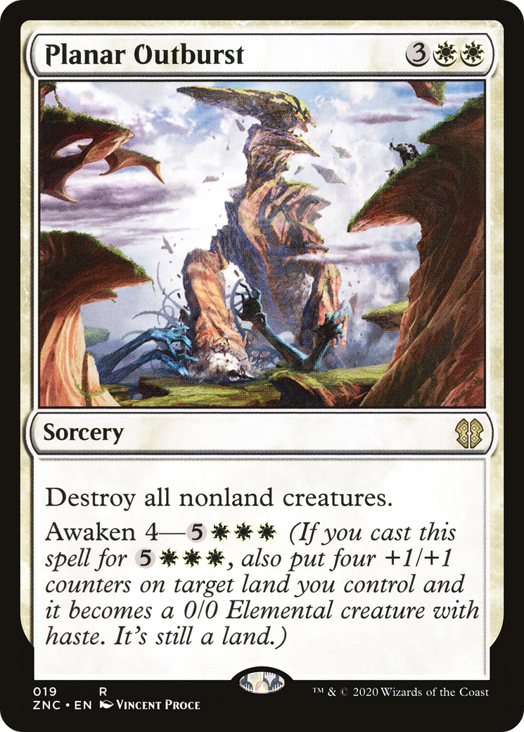 Planar Outburst [Zendikar Rising Commander] | Grognard Games