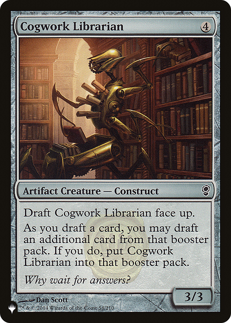 Cogwork Librarian [The List] | Grognard Games
