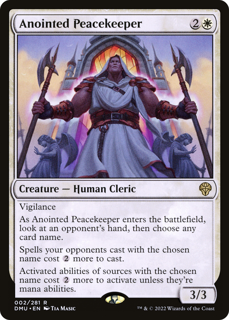 Anointed Peacekeeper [Dominaria United] | Grognard Games