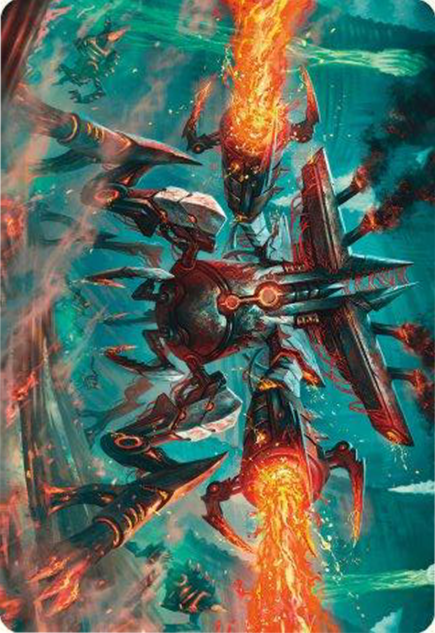 Exterminator Magmarch Art Card [Modern Horizons 3 Art Series] | Grognard Games