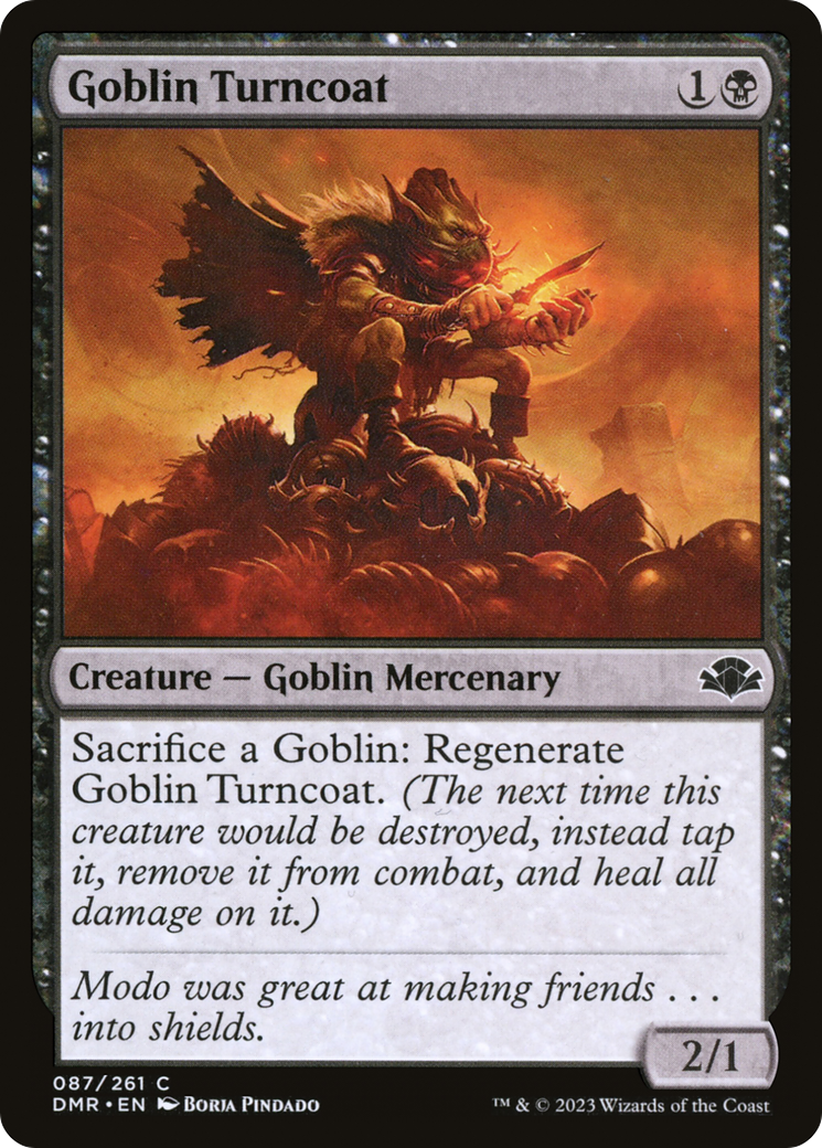 Goblin Turncoat [Dominaria Remastered] | Grognard Games