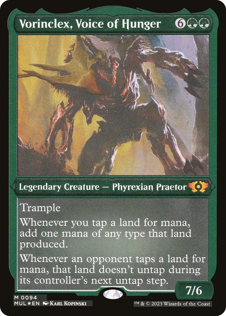 Vorinclex, Voice of Hunger (MUL-094) - Multiverse Legends Foil | Grognard Games