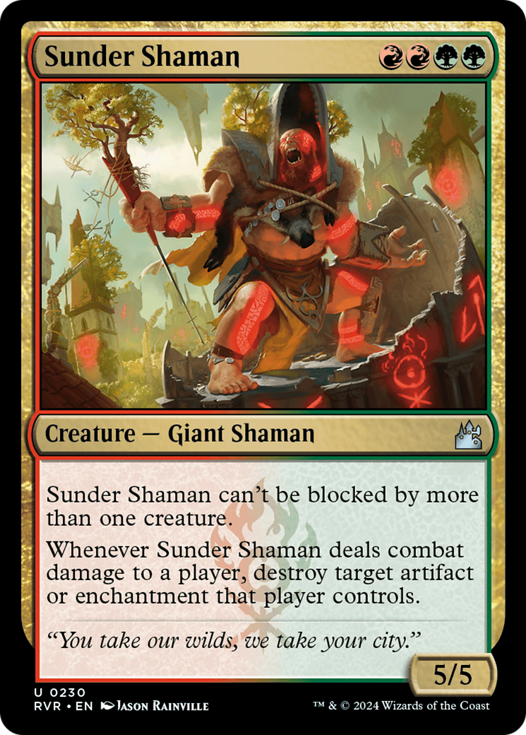 Sunder Shaman [Ravnica Remastered] | Grognard Games