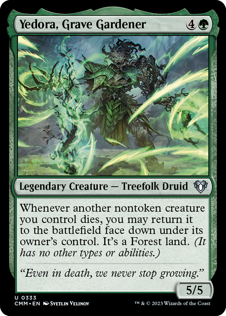 Yedora, Grave Gardener [Commander Masters] | Grognard Games