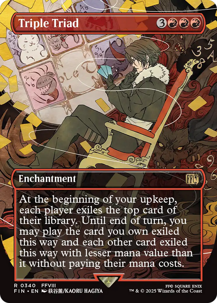 Triple Triad (Borderless) (FIN-340) - FINAL FANTASY Foil | Grognard Games