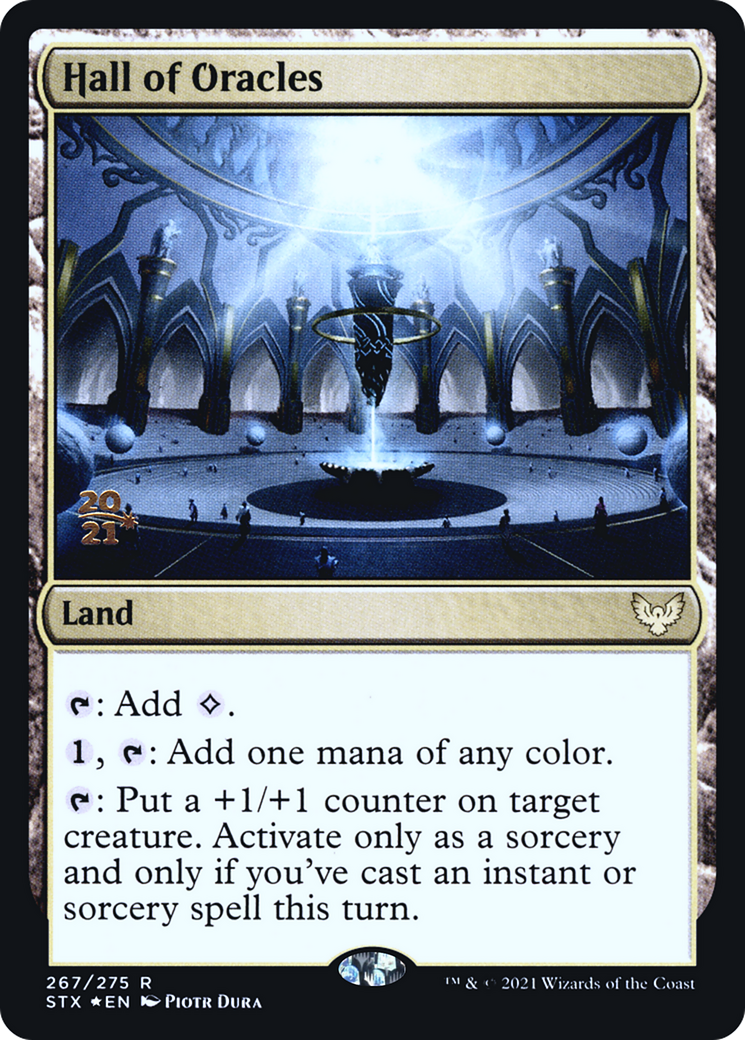 Hall of Oracles [Strixhaven: School of Mages Prerelease Promos] | Grognard Games