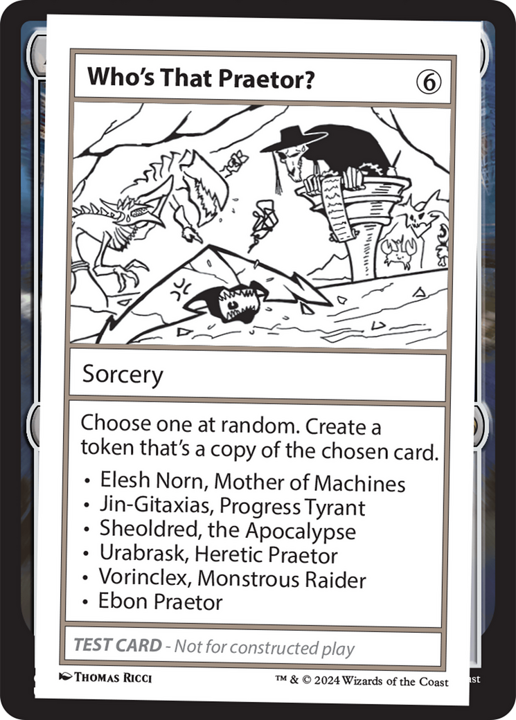 Who's That Praetor? [Mystery Booster 2 Playtest Cards] | Grognard Games