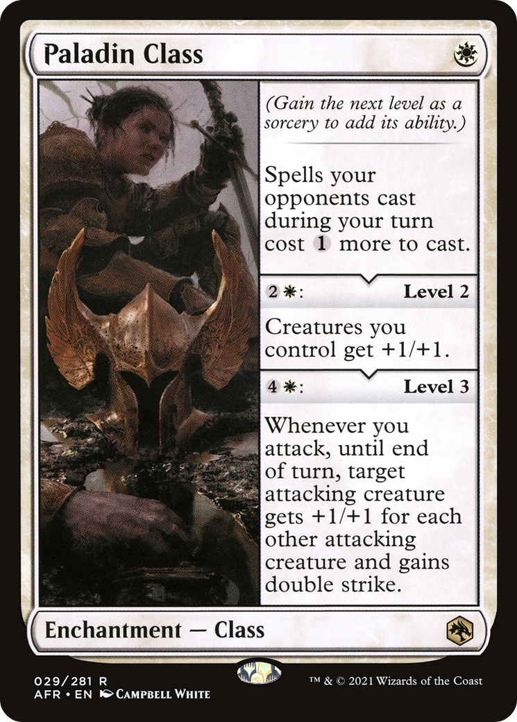 Paladin Class [Dungeons & Dragons: Adventures in the Forgotten Realms] | Grognard Games